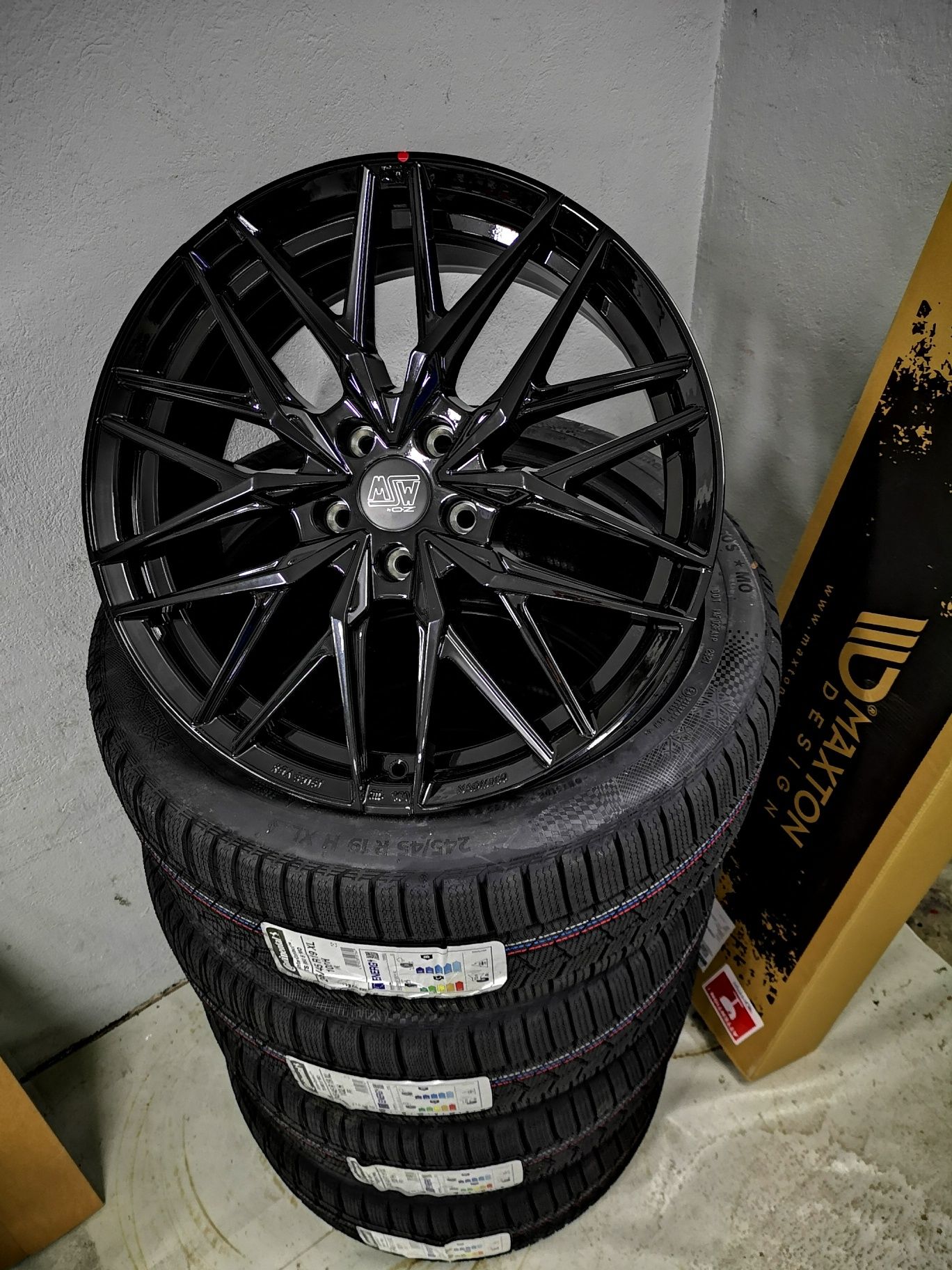 Felgi MSW 50 21" 10,5J ET19 5x112 Gloss Black Audi RS6