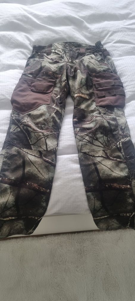 Spodnie myśliwskie solognac respi 500 camo treemetic, rozmiar M