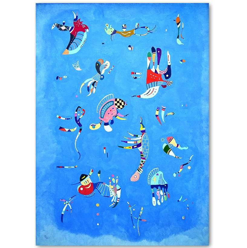 VASSILY KANDINSKY, niebieskie niebo plakat 50x70