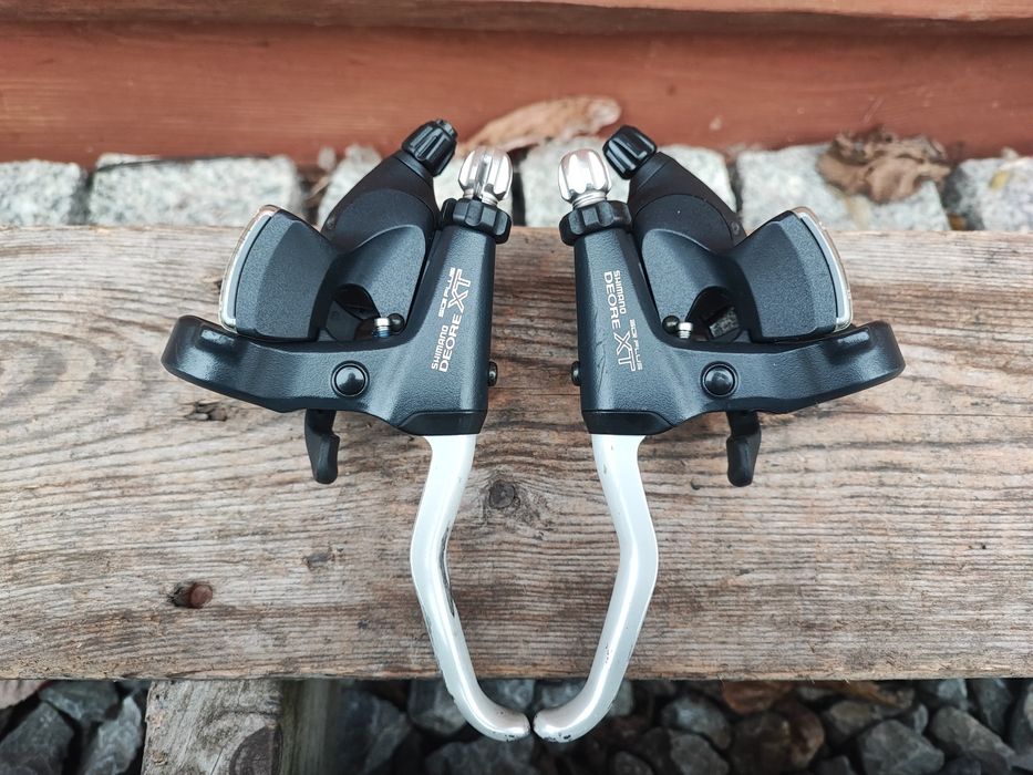 Klamkomanetki rowerowe Shimano Deore XT m737 3x8 Retro MTB