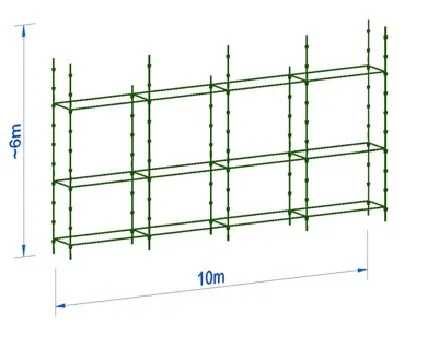 Rusztowanie choinkowe 60m2 Klinowe PRODUCENT