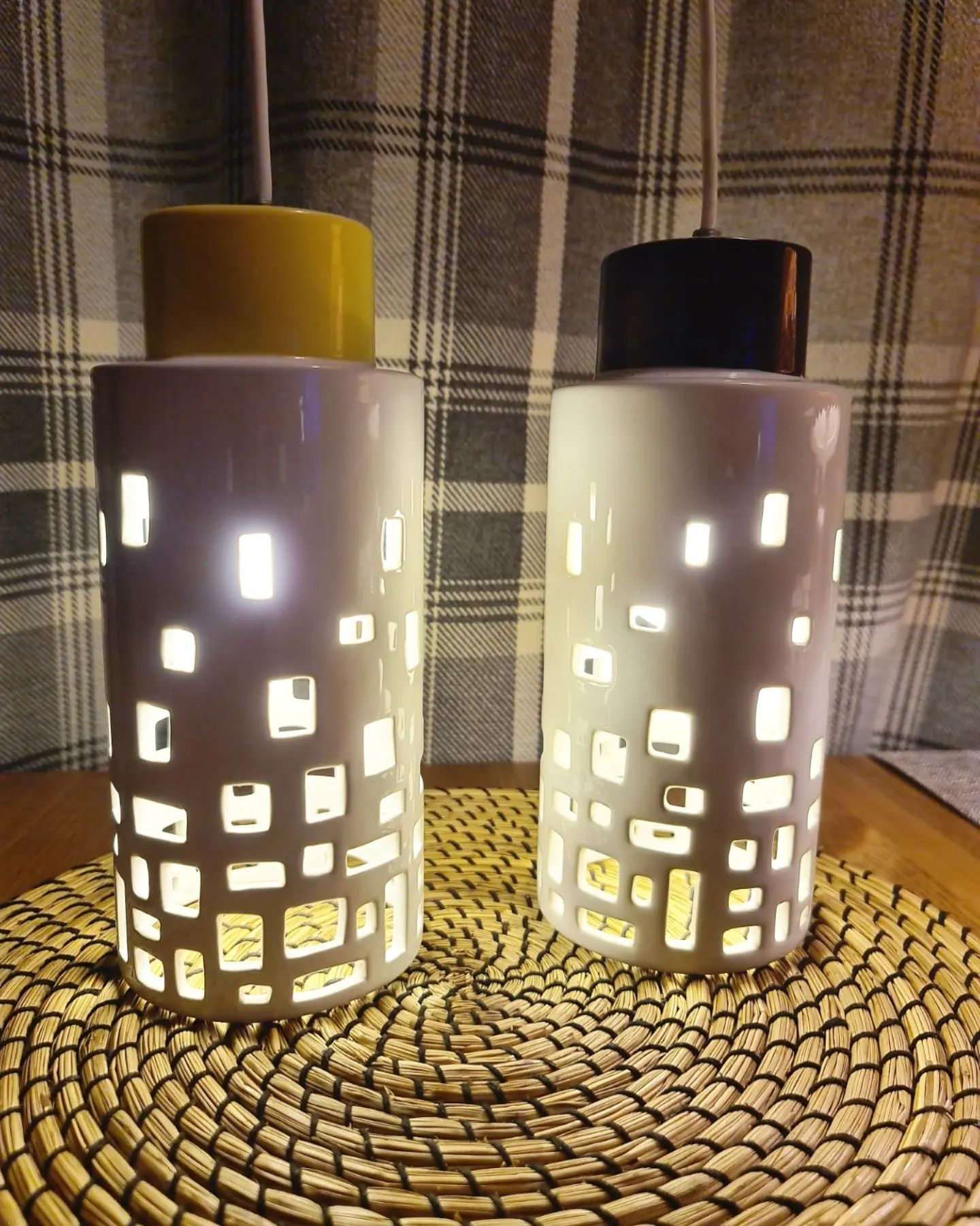 Lampy wiszące ceramiczna biel