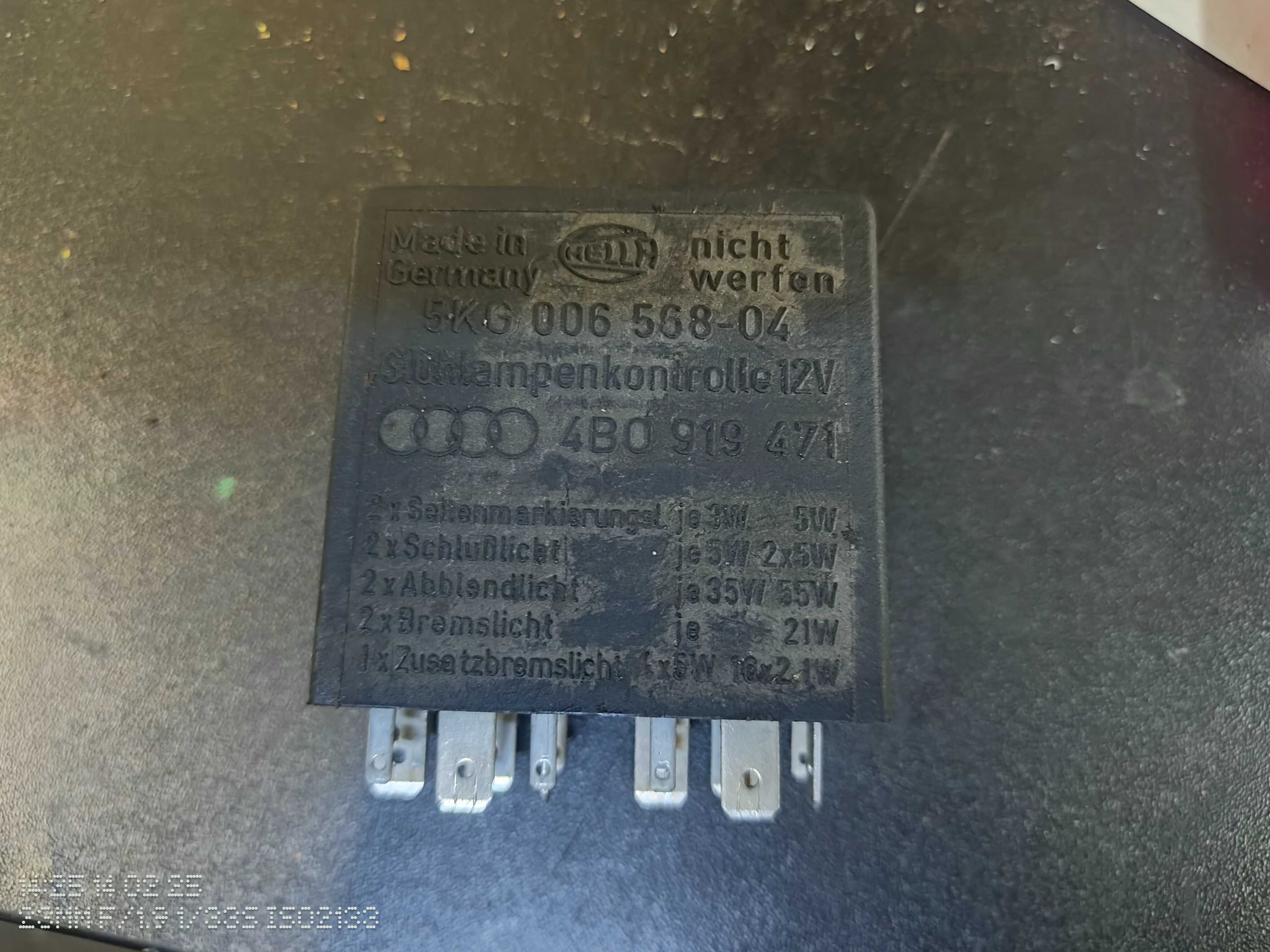 Audi A4 B5 A6 C5 Passat B5 Superb Przekaźnik Świateł 387