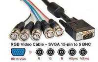 Кабель 15-pin VGA to 5 BNC RGBHV Video Cable