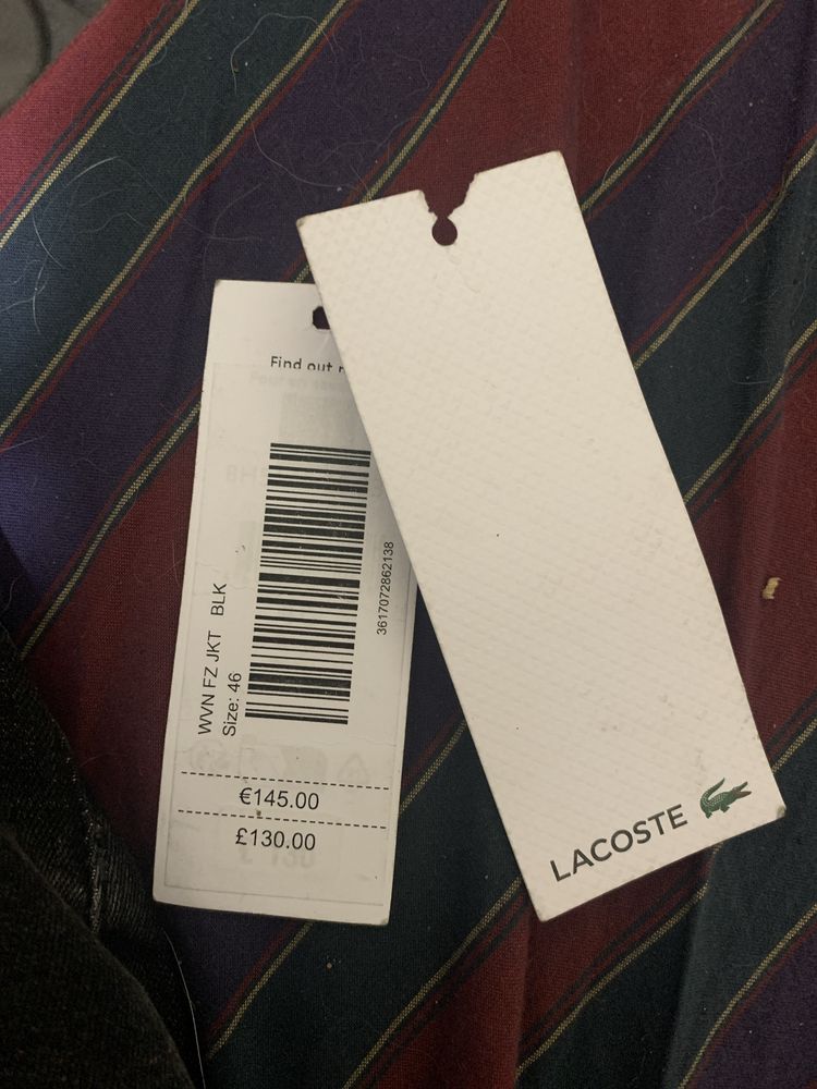 Casaco lacoste tamanho S