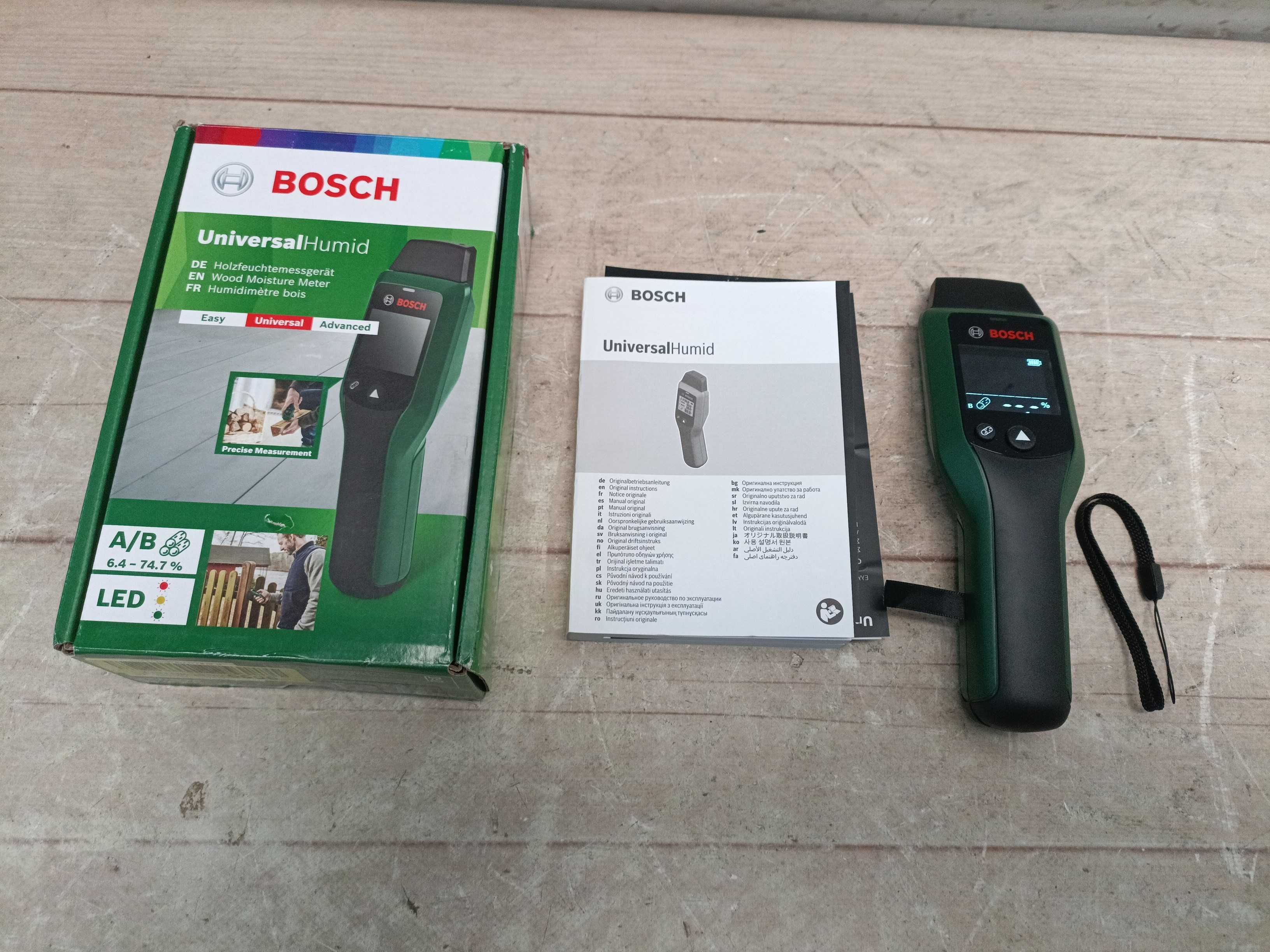 Bosch UniversalHumid вологомір деревини, вимірювач вологості