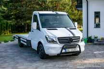 Mercedes-Benz Sprinter 319 Laweta  319 CDI 3,0 V6 Laweta Autolaweta VDI PDC Orurowanie Biled Navi FV23%