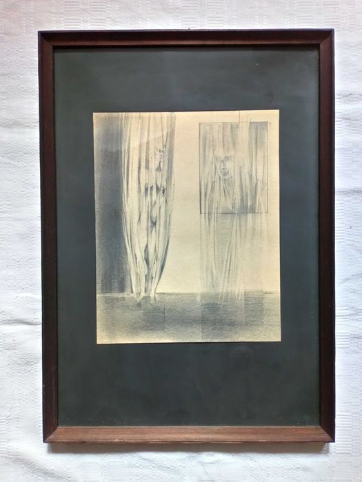 Obraz rysunek Andrzej Nałęcz-Sobieszczański, Gdańsk