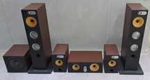 Zestaw kolumn B&W Bowers&Wilkins Wenge