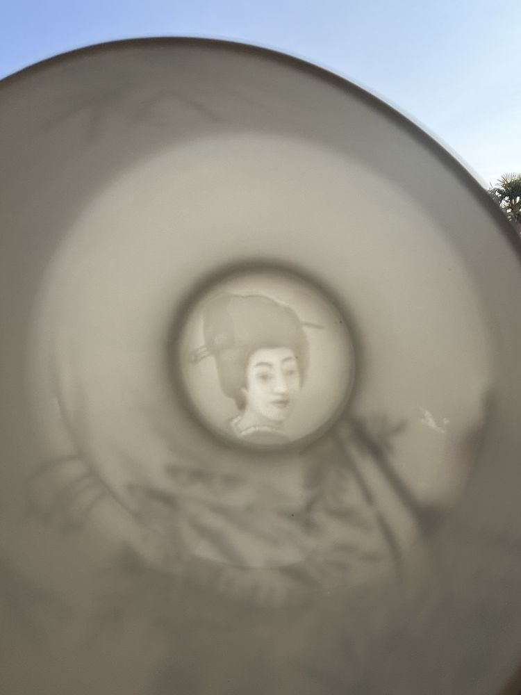 Serviço de chá chinês antigo em porcelana