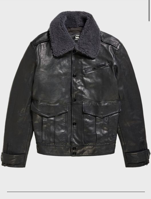 Чоловіча шкіряна куртка P-3 G-Star RAW L