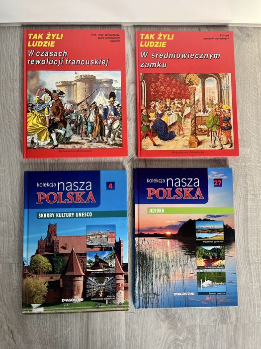 Deagostini, książki edukacyjne Polska historia UNESCO