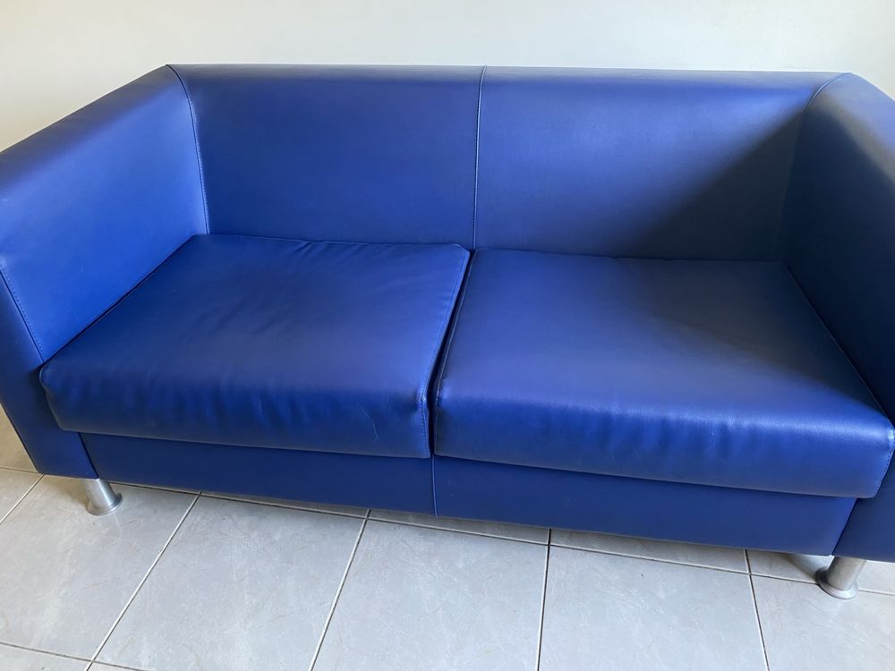 Sofa 2 lugares - azul