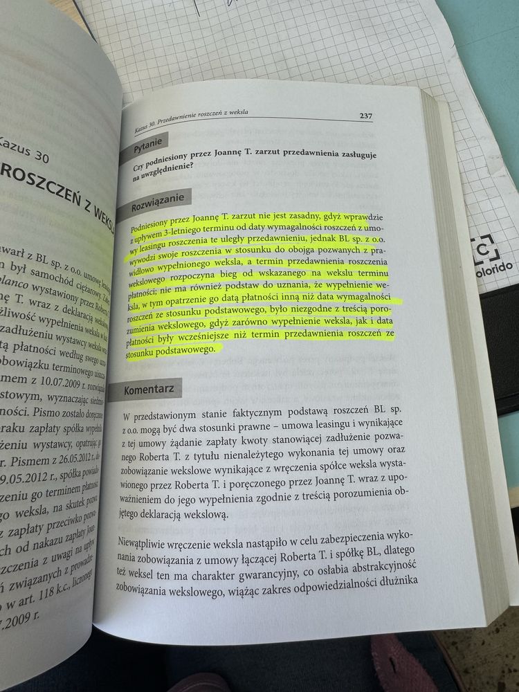 Prawo cywilne- kazusy