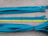 Fechos de Correr Divisível - Azul Turquês - 70/72 cm - Artigo Nacional