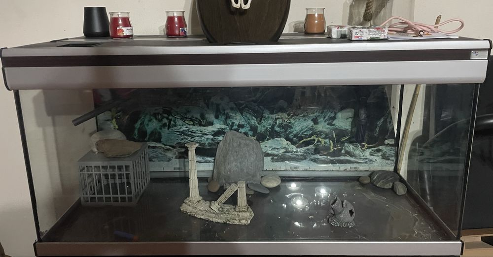 Aquario com movel e filtro incluido