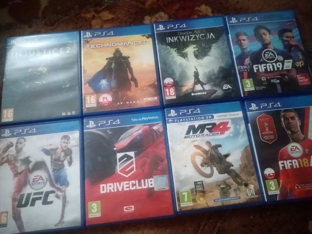 Gry PS4 UFC, MR4, Technomancer, DriveClub, Inkwizycja, wersje PL