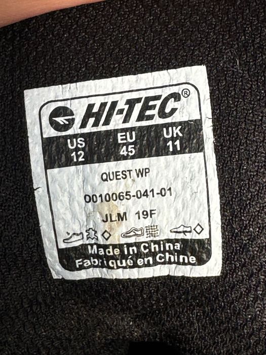 Черевики термо Hi-Tec Ravus Quest Lux WP 45р 29-30см трекінгові