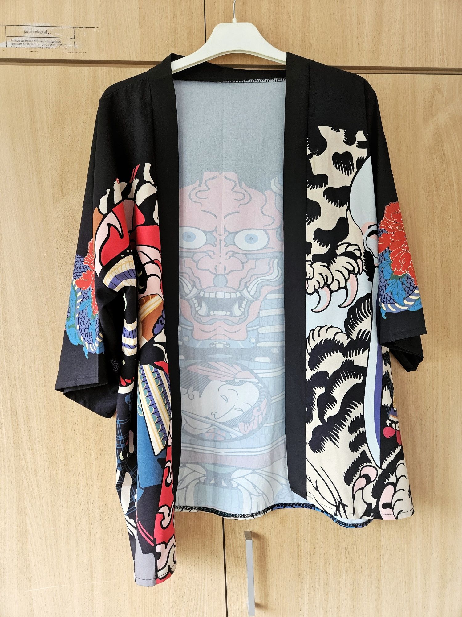 Narzutka nowa anime japan streetwear yokai kimono azja