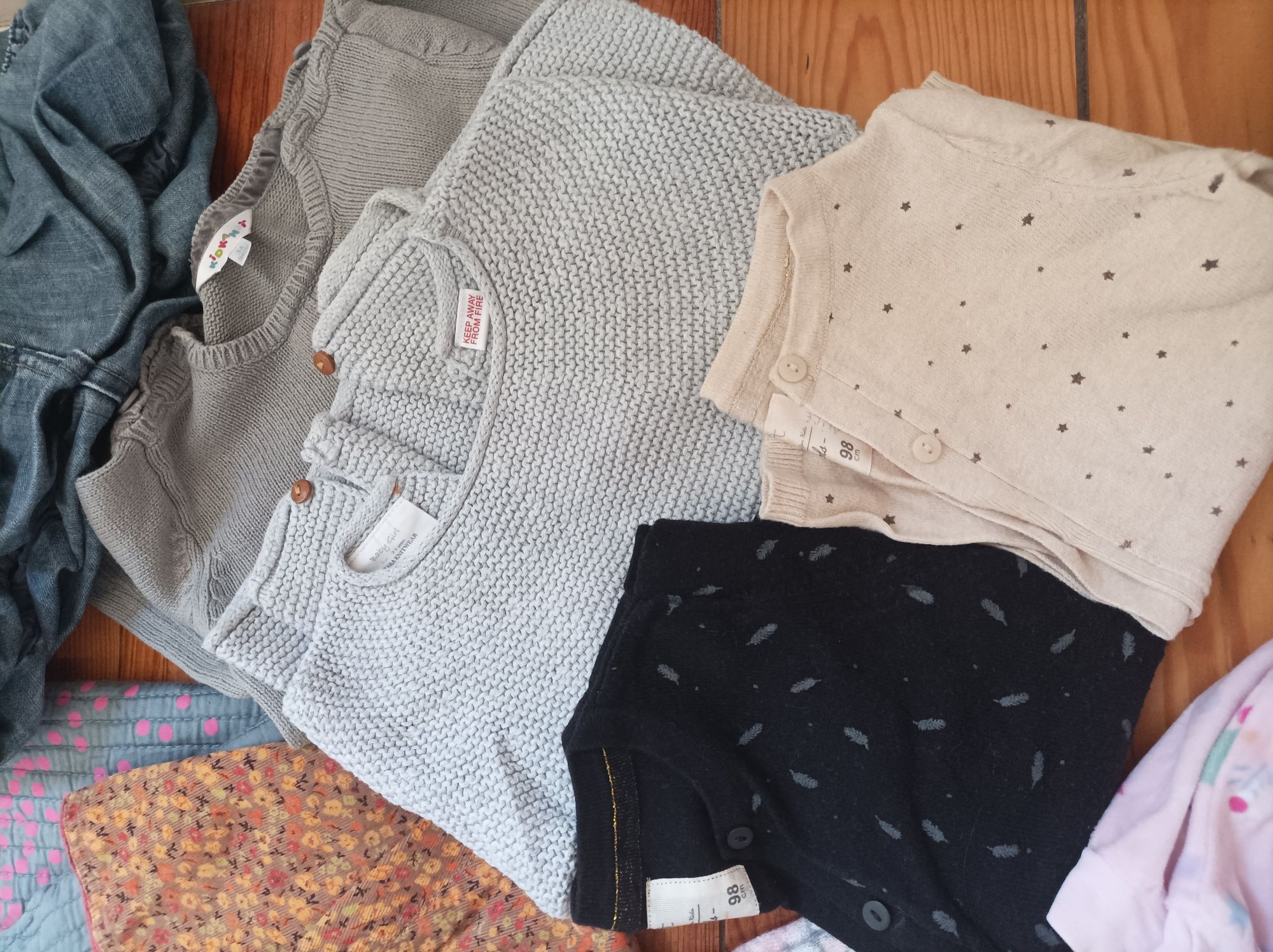 Lote roupas inverno menina 2-3 anos, 18 pecas