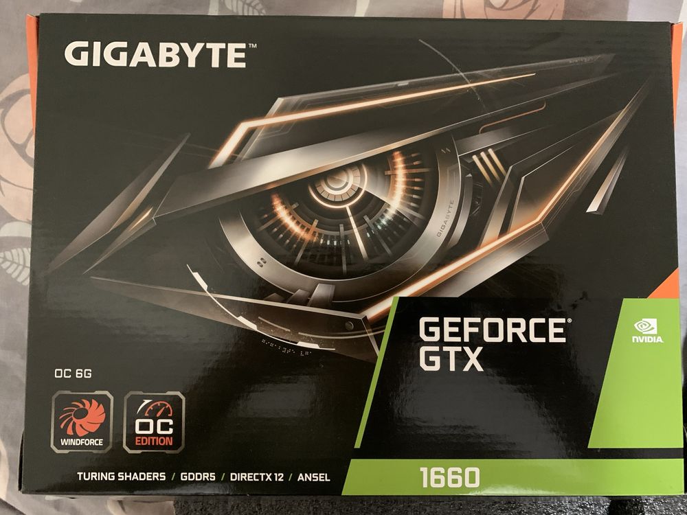 Видеокарта Gigabybe GTX 1660 OC 6g