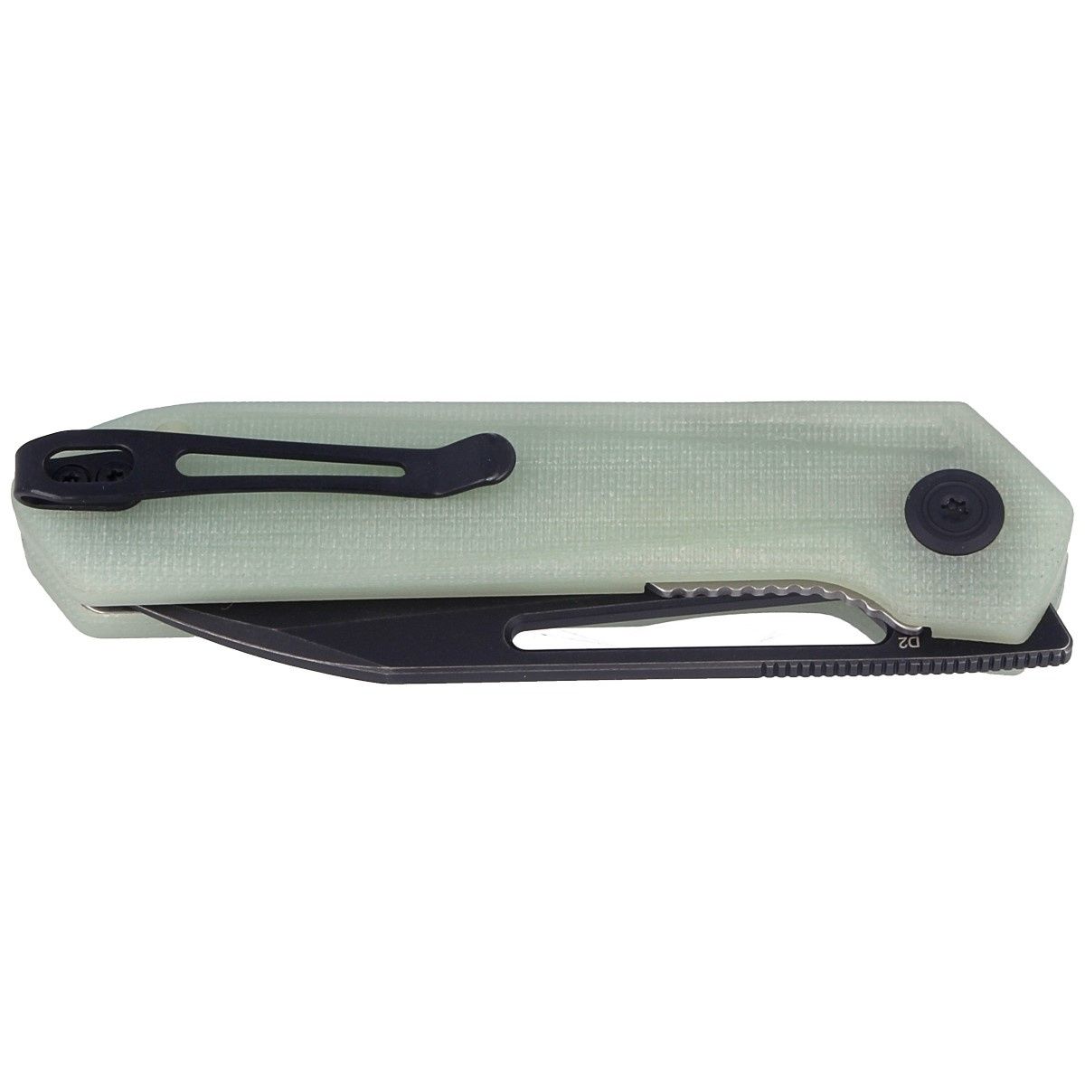 Nóż składany Kubey Royal Knife Jade G10, Dark Stonewashed D2 by Colin
