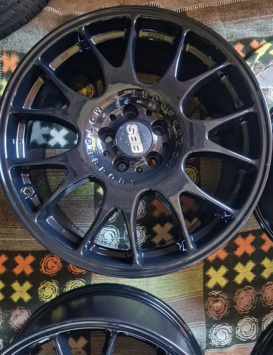 Jak nowe czarne alufelgi BBS Motor Sport 81/2JX19H2 R19 5x112 ET35