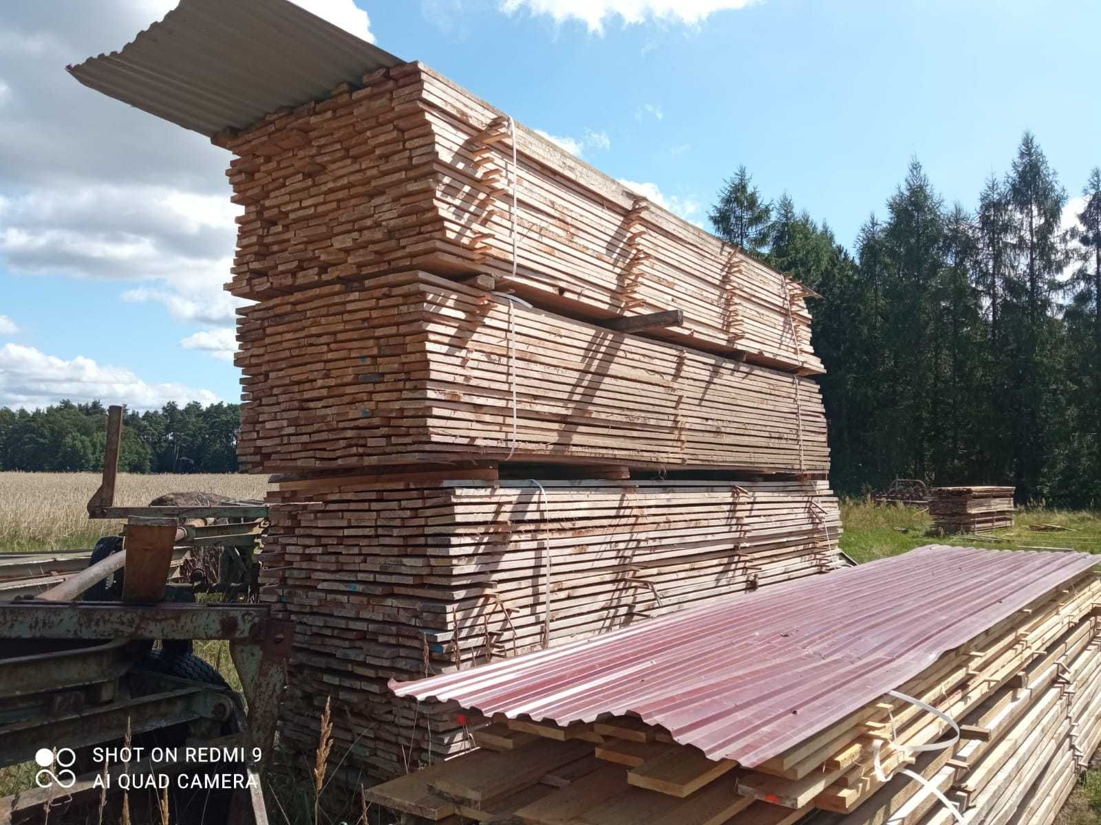 Deski szalunkowe 850zl kubik,dł 3,4,5m i na deskowanie dachu,Syców