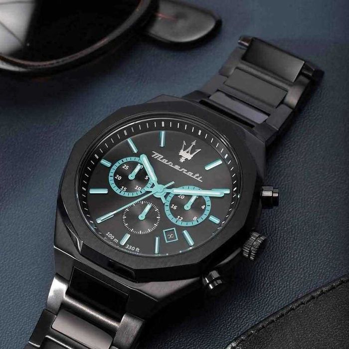 Relógio masculino Maserati STILE Aqua Edition.