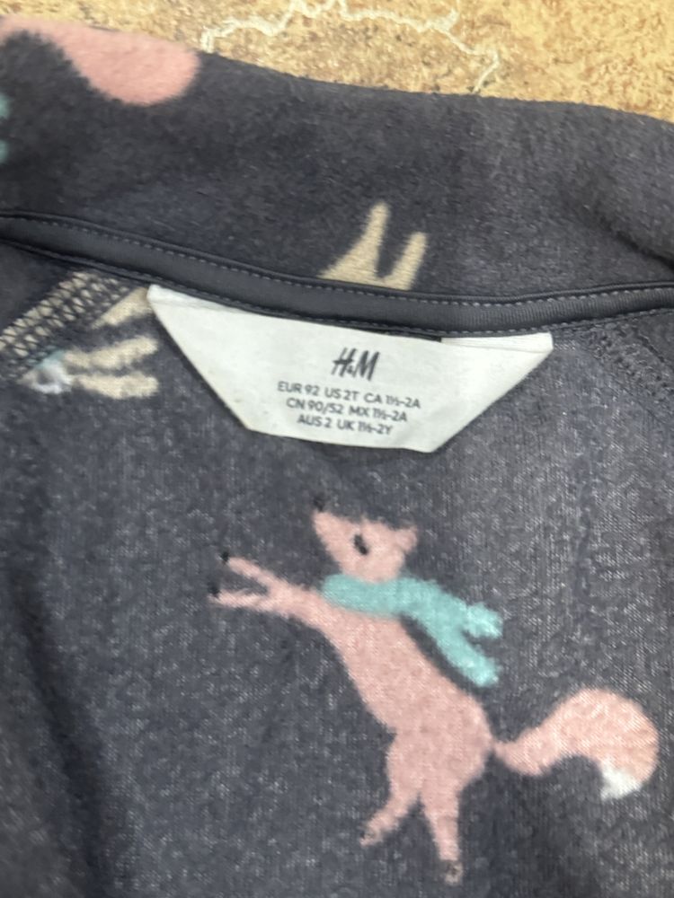 Костюм флисовый H&M,теплый костюм ,поддева,термо белье,теплый