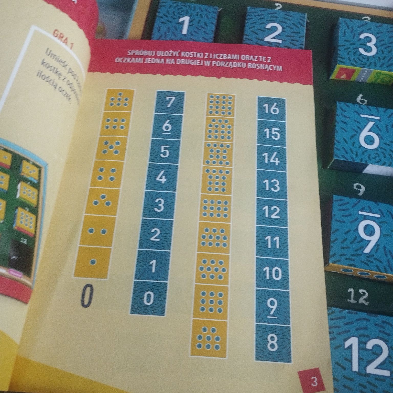Matematyka w kostce ćwiczenia -gry -ukladnkii