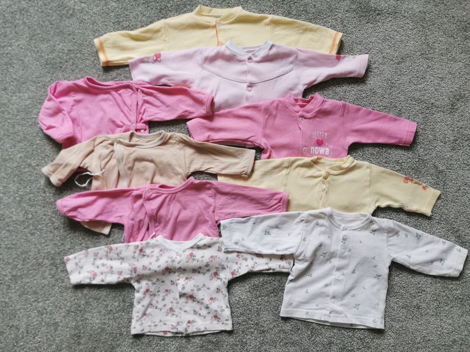 9 pak kaftanik bluzka wiązany zapinany Eevi 56 oraz 62