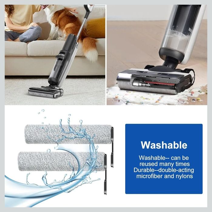 Fixbetter Rolka szczotki filtr HEPA do odkurzacza Tineco FLOOR ONE S7