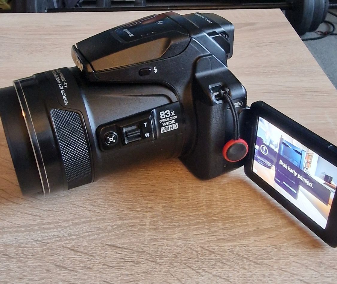 Nikon Coolpix p900 / Zoom optyczny 83 / Wif / NFC
