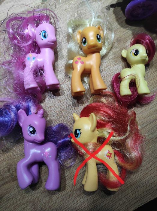 Pony kucyki -zestaw 4 sztuki