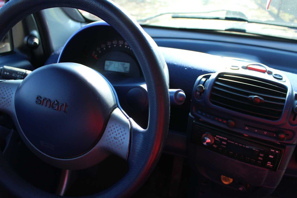 Smart 0.8 CDI 2000r. Diesel, automat, panoramiczny dach, wspomaganie