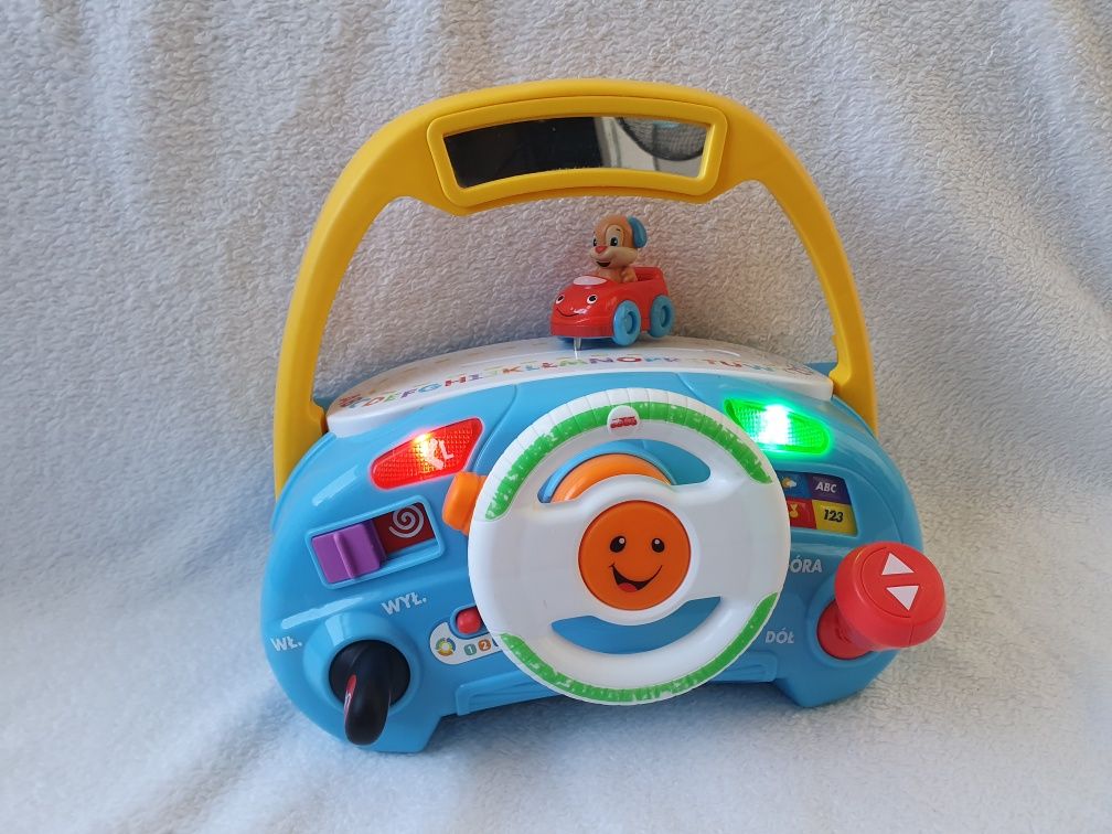 kierownica fisher price szczeniaczek uczniaczek szczeniaczka piesek