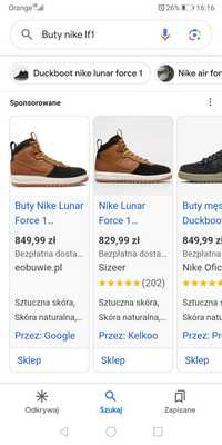 Buty Nike Lunar Force 1