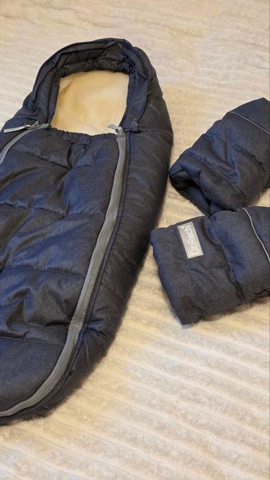 zimowa wkladka do wózka i mufkę