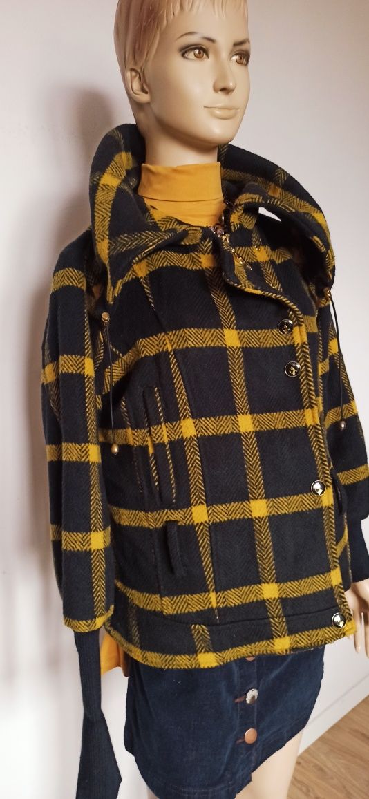 Sg Kurtka damska 40 L Baby Phat orginalna kurtka w kratę 40 , L