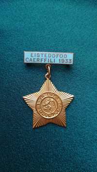 Медаль 1933 Caerffili (Caerphilly) Eisteddfod. Великобритания.