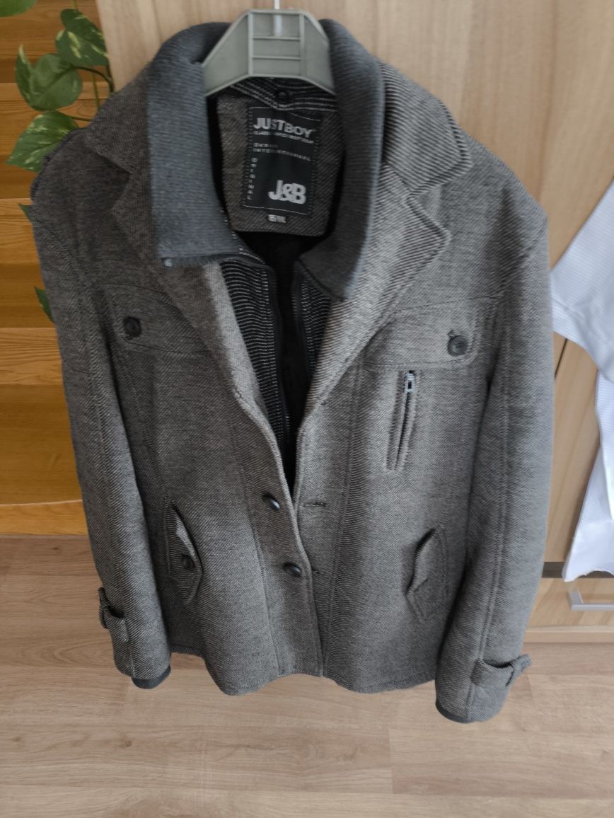 Palto męskie taliowane J&B, Justboy 185/XXL