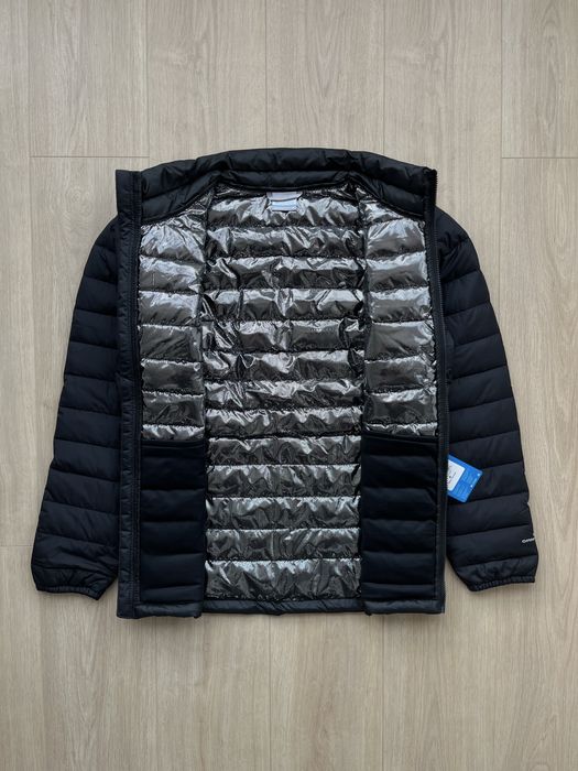 Оригінал Columbia (S-M) Powder Lite Куртка Нова Ветровка Мужская Чорна