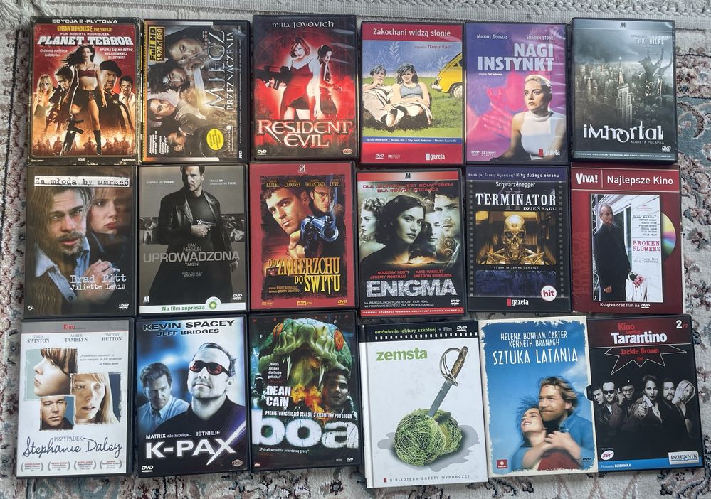 Filmy DVD kolekcja