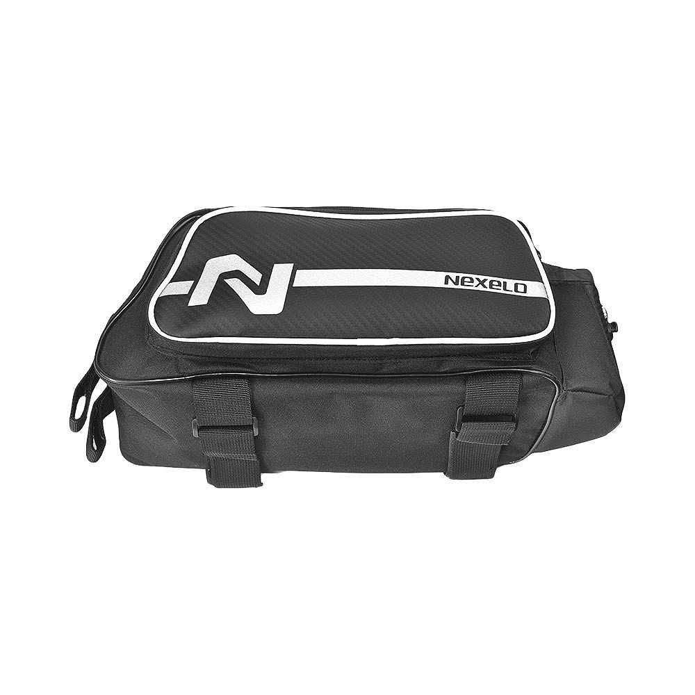 Torba na bagażnik rowerowy , z paskiem, materiał 300D PVC/PU