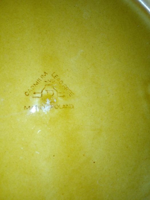 Porcelit PRL talerze deserowe Pruszków Tułowice