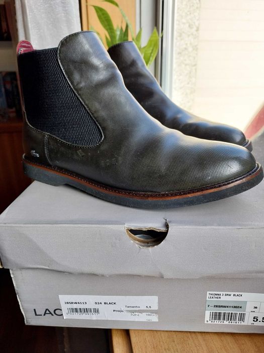 Botas Lacoste mulher n.39 em pele