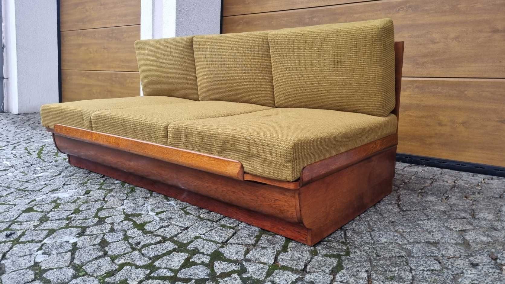 Sofa Kanapa Art Deco ART DECO retro J. HALABALA czechosłowacja Vintage