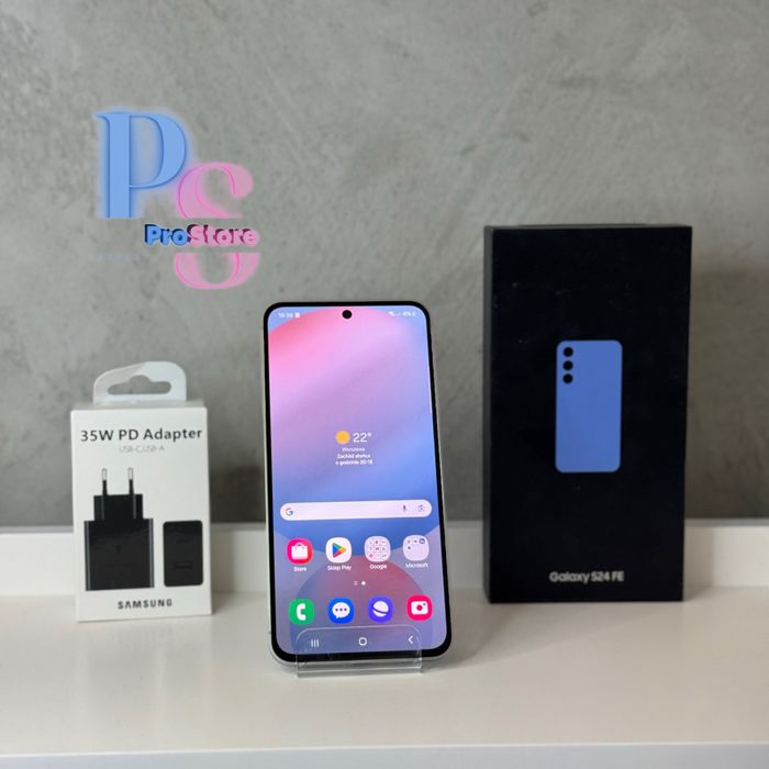 Samsung Galaxy S24 FE 256GB | Stan bdb | Gwarancja 3 msc | Faktura