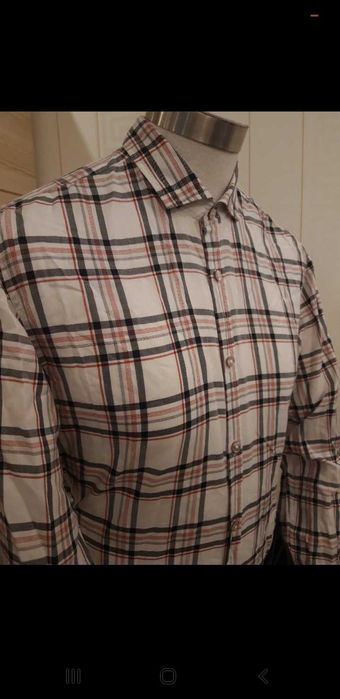 Koszula Hugo Boss, slim fit, r.L, w kratkę, męska